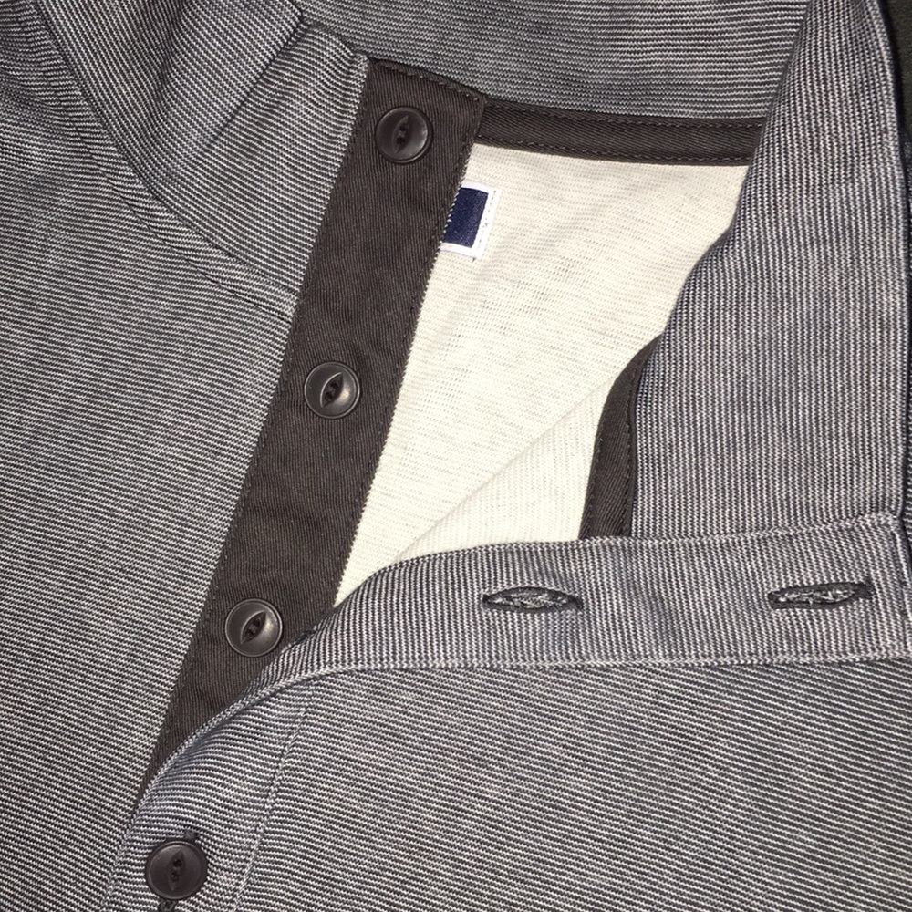 Club Room long sleeve button up high collar XXL